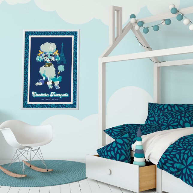 Poodle Vintage Trabalho de arte Poster (Criador carregado)