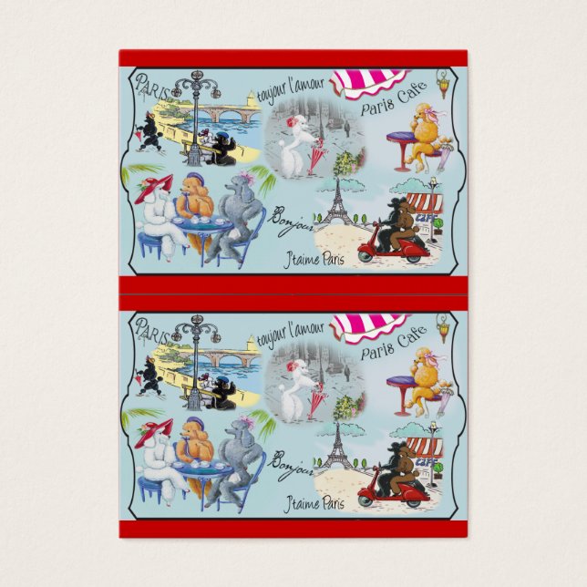 Poodles Retro Paris (Frente)