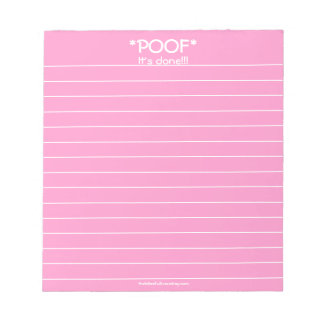 *POOF* Está feito!! bloco de notas