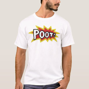POOT, design de camisa de skate retrô.