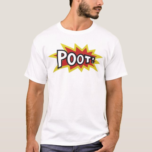 POOT, design de camisa de skate retrô. (Frente)