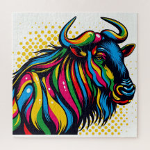 Pop Animal Art 600 Piece Quebra-cabeça