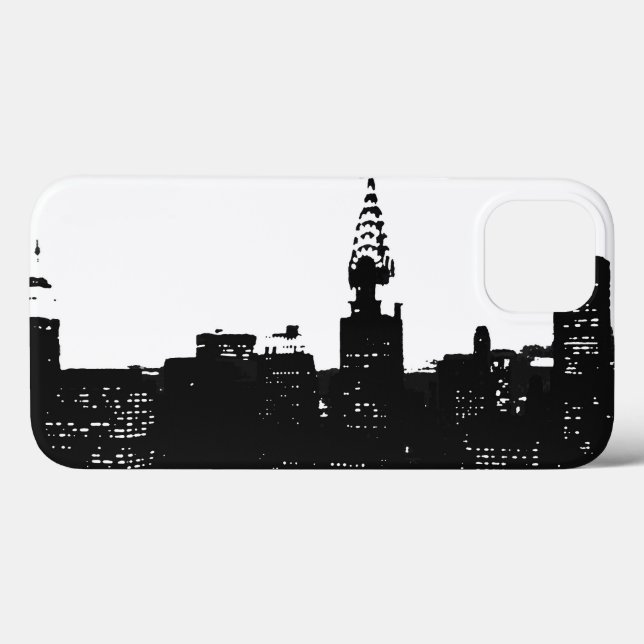 Pop Art Black White NY Manhattan (Verso (horizontal))