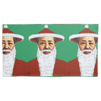 Pop art chinês Papai Noel do Feliz Natal de Mao
