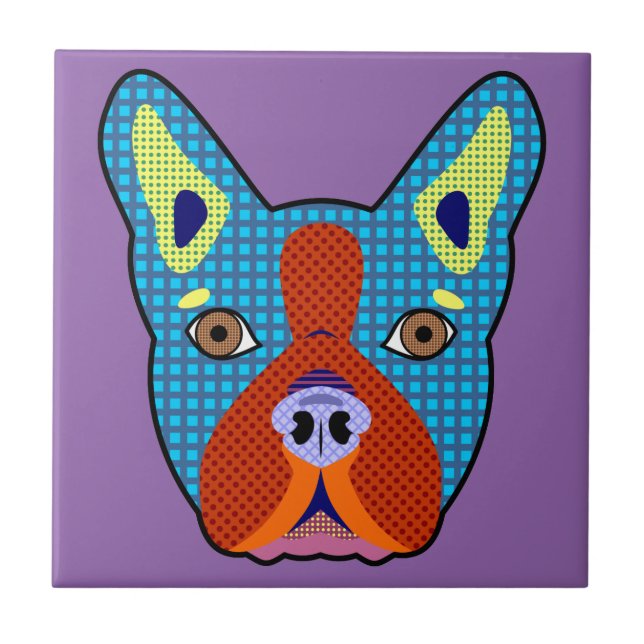 Pop art de Boston Terrier (Frente)
