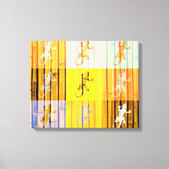 Pop Art Geckos - Canvas (Frente)