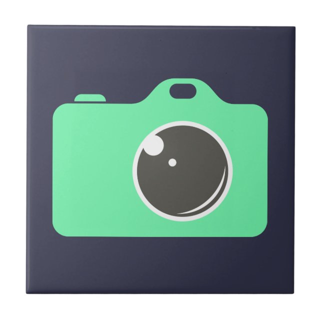 Pop Art Green Camera Blue (Frente)