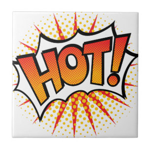 Pop Art HOT! design de texto