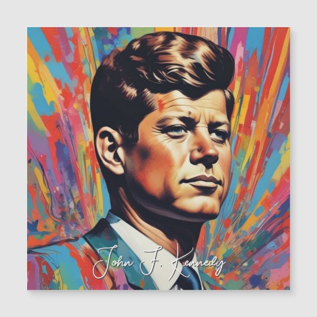 Pop Art Jack JFK John F. Kennedy (Frente)
