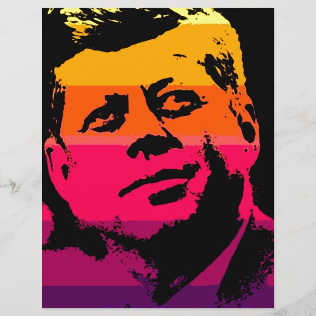 Pop Art Jack JFK John F. Kennedy (Frente)