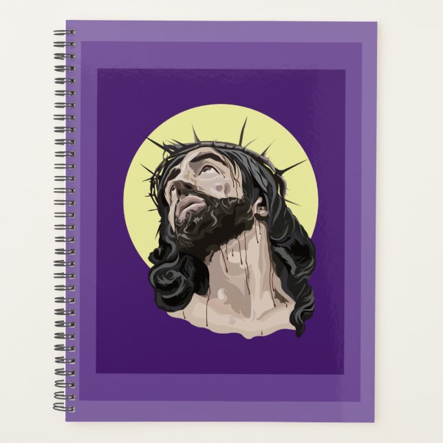 Pop Art Jesus Christ Custom Planner - Agenda Crist (Frente)