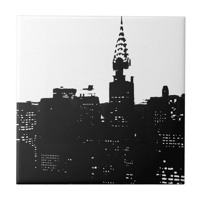 Pop Art New York Silhouette (Frente)