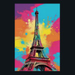 Pop Art Paris Eiffel Tower Poster Wall Art Impress<br><div class="desc">Elevem seu decoro doméstico com este Poster de Muro de Arte Pop da Torre Eiffel. Apresentando abstrato vibrantes e divertidas formas que acrescentam um toque de diversão e interesse a qualquer sala. Perfeito para a sua sala de estar ou quarto quando você precisa adicionar um toque de tendência à sua...</div>