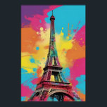 Pop Art Paris Eiffel Tower Poster Wall Art Impress<br><div class="desc">Elevem seu decoro doméstico com este Poster de Muro de Arte Pop da Torre Eiffel. Apresentando abstrato vibrantes e divertidas formas que acrescentam um toque de diversão e interesse a qualquer sala. Perfeito para a sua sala de estar ou quarto quando você precisa adicionar um toque de tendência à sua...</div>