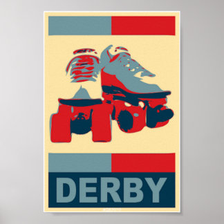 Pop Art Patriótico Derby Poster