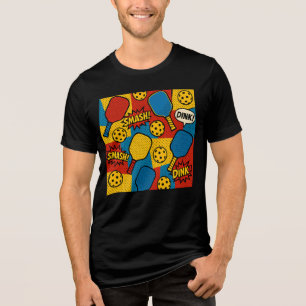 Pop Art Pickleball - Design de Estilo Comic Retroa