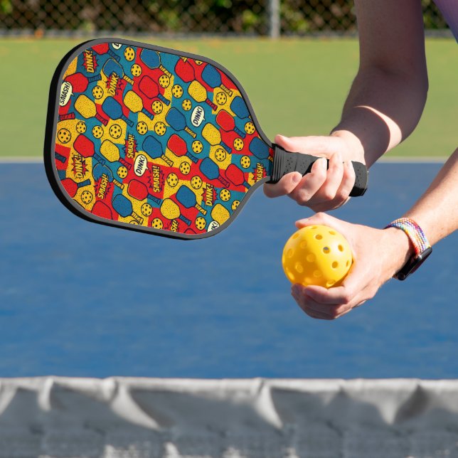 Pop Art Pickleball - Design de Estilo Comic Retroa (Insitu)