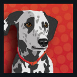 Pop Art Poster<br><div class="desc">Este design pode representar o Dalmaciano,  o Dal,  o Dally,  o Cachorro Carruagem,  o Cachorro de Treinador,  o Cachorro de Bomba,  o Cachorro de Pudim de Ameixa,  o Dalmatiner.</div>