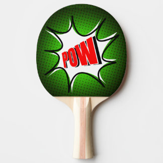 Pop Art POW! Raquete de Ping-Pong
