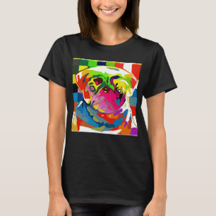 POP ART PUG T SHIRTS CAMISETAS