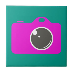 Pop Art Purple Camera Green