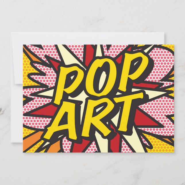 POP ART Retro Comic Book Pop Art (Frente)