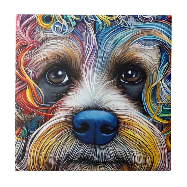 Pop Art Terrier bonito (Frente)