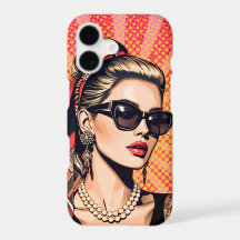 Pop Art Woman Retro Chic