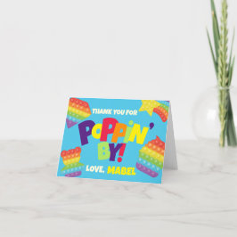 Pop! Cartões de agradecimentos de Aniversário Dobr