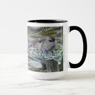 Pop da lontra!  caneca de 15 onças