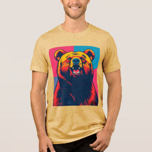 Pop de Arte do Urso Grizzly