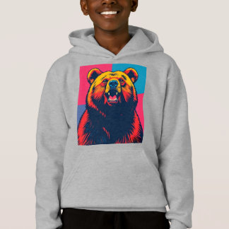 Pop de Arte do Urso Grizzly