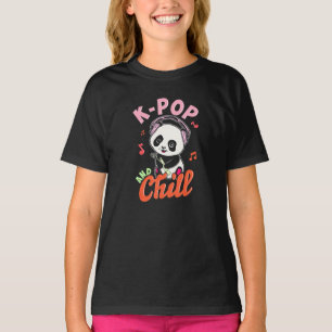 Pop e Camisa Engraçada - Anime Bonito Panda T s