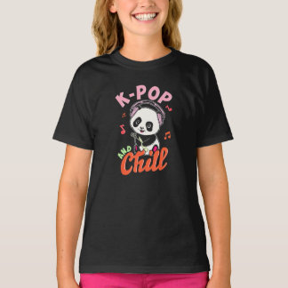 Pop e Camisa Engraçada - Anime Bonito Panda T s