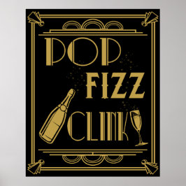 Pop Fizz Clink Party Poster