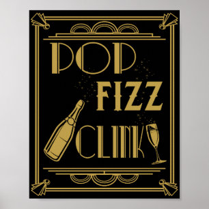 Pop Fizz Clink Party Poster
