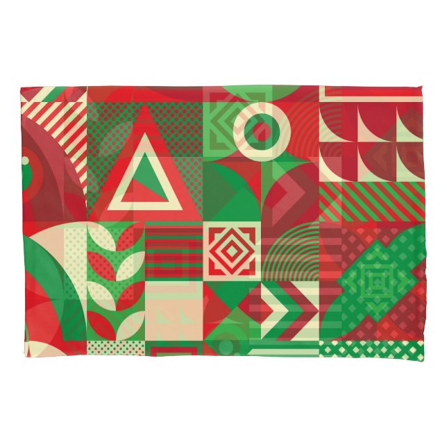 Pop geométrico: Azulejos Abstratos coloridos. (Frente)