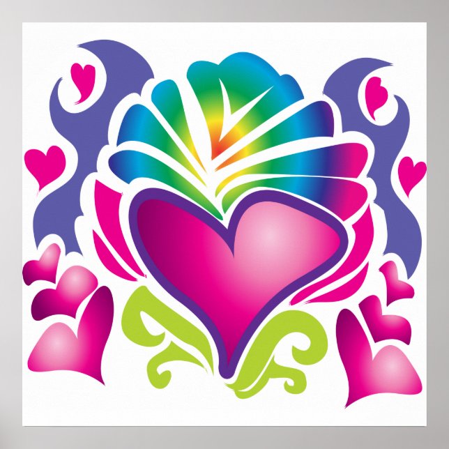 Pop Heart Colassal Poster (Frente)