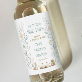 Pop it When She Pops Story Book Baby Shower