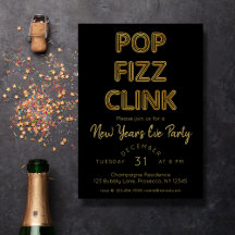 Pop moderno Fizz Clink no Partido da Véspera do An