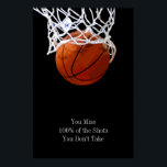 Pop Motivation Quote Basball Poster<br><div class="desc">Eu Adoro Este Jogo. Esportes populares - Imagem de bola de basquete.</div>