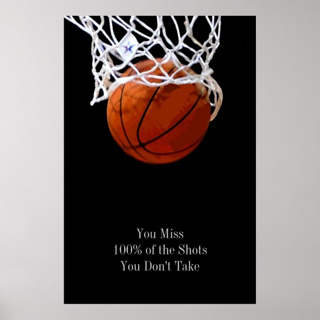 Pop Motivation Quote Basball Poster (Frente)