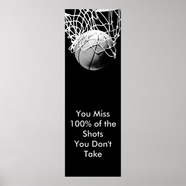 Pop Motivation Quote Basball Poster (Frente)