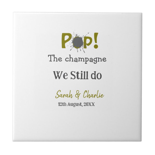 Pop, o champanhe... ainda fazemos o nome de casal  (Frente)