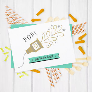 Pop, você é o melhor! Dia de os pais Whimsy Popper