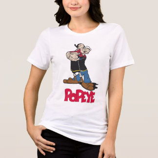 Popeye and Olive Oyl Classic Cartoon Love Design