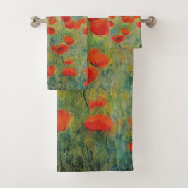 Poppies - Conjunto de Toalhas de Banho