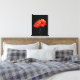 Poppies de Tangerina Elegantes na Canvas Negra (Insitu(Bedroom))