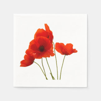 "Poppies" guardanapos de papel design