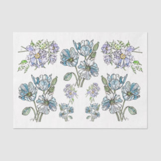 Poppies & Peonias - Papel Tecido de Desligar